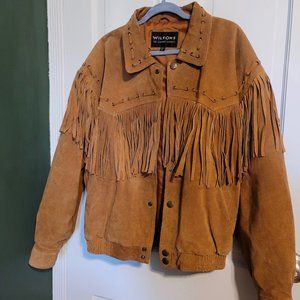 Vintage Wilson's Leather Fringe Coat